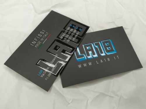 Less is more business cards